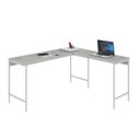 Ver imagem 4 de Escrivaninha Mesa Escritório em L Estilo Active 150cm Industrial Yescasa Branco