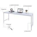 Ver imagem 5 de Escrivaninha Mesa Escritório 180cm Estilo Industrial Diretor Active Yescasa