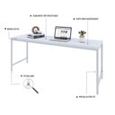 Ver imagem 5 de Escrivaninha Mesa Escritório Estilo Diretor Active 180cm Industrial Yescasa