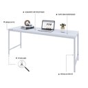Ver imagem 5 de Escrivaninha Mesa Escritório Estilo Diretor Active 180cm Industrial Yescasa