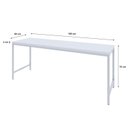 Ver imagem 3 de Escrivaninha Mesa Escritório Estilo Diretor Active 180cm Industrial Yescasa