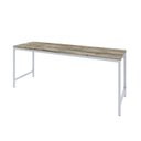 Ver imagem 2 de Escrivaninha Mesa Escritório Estilo Diretor Active 180cm Industrial Yescasa Marrom