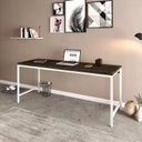 Ver imagem 7 de Escrivaninha Mesa Escritório 180cm Estilo Industrial Diretor Active Yescasa