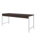 Ver imagem 6 de Escrivaninha Mesa Escritório Estilo Diretor Active 180cm Industrial Yescasa Marrom