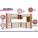 Ver imagem 5 de Cozinha Completa 8 Peças Eloise CZ596 Cinamomo/Off White MGM