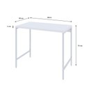 Ver imagem 3 de Escrivaninha Mesa Escritório Estilo Active 90cm Industrial Yescasa Branco
