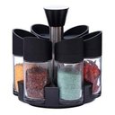 Ver imagem 2 de Porta Condimentos Temperos 6 Peças Cozinha Suporte Giratorio Para Casa Restaurantes