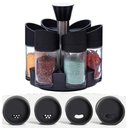 Ver imagem 1 de Porta Condimentos Temperos 6 Peças Cozinha Suporte Giratorio Para Casa Restaurantes