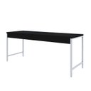 Ver imagem 6 de Escrivaninha Mesa Escritório Estilo Diretor Active 180cm Industrial Yescasa Preto