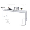 Ver imagem 5 de Escrivaninha Mesa Escritório Estilo Diretor Active 180cm Industrial Yescasa