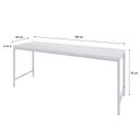 Ver imagem 3 de Escrivaninha Mesa Escritório Estilo Diretor Active 180cm Industrial Yescasa
