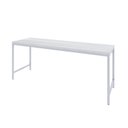 Ver imagem 2 de Escrivaninha Mesa Escritório Estilo Diretor Active 180cm Industrial Yescasa Branco