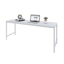 Ver imagem 4 de Escrivaninha Mesa Escritório Estilo Diretor Active 180cm Industrial Yescasa Branco