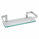Ver imagem 1 de Prateleira Porta Shampoo Reto Quadrado Suporte Condicionador Banheiro Vidro Temperado 6 Único