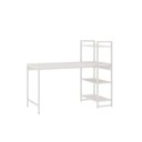 Ver imagem 2 de Escrivaninha Mesa Escritório com Estante Estilo Active 3 Prateleiras 135cm Industrial Yescasa Branco