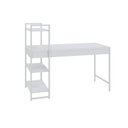 Ver imagem 6 de Escrivaninha Mesa Escritório com Estante Estilo Active 3 Prateleiras 135cm Industrial Yescasa Branco