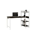 Ver imagem 4 de Escrivaninha Mesa Escritório com Estante 3 Prateleiras Estilo Industrial 135cm Active Yescasa