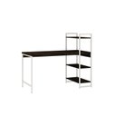 Ver imagem 2 de Escrivaninha Mesa Escritório com Estante Estilo Active 3 Prateleiras 135cm Industrial Yescasa Marrom