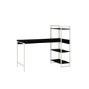 Ver imagem 2 de Escrivaninha Mesa Escritório com Estante 3 Prateleiras Estilo Industrial 135cm Active Yescasa