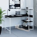 Ver imagem 7 de Escrivaninha Mesa Escritório com Estante Estilo Active 3 Prateleiras 135cm Industrial Yescasa Preto