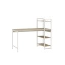 Ver imagem 2 de Escrivaninha Mesa Escritório com Estante Estilo Active 3 Prateleiras 135cm Industrial Yescasa Branco