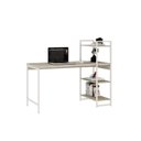 Ver imagem 4 de Escrivaninha Mesa Escritório com Estante Estilo Active 3 Prateleiras 135cm Industrial Yescasa Branco