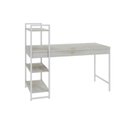 Ver imagem 6 de Escrivaninha Mesa Escritório com Estante Estilo Active 3 Prateleiras 135cm Industrial Yescasa Branco