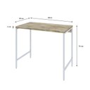 Ver imagem 3 de Escrivaninha Mesa Escritório Estilo Active 90cm Industrial Yescasa Marrom
