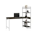 Ver imagem 4 de Escrivaninha Mesa Escritório com Estante Estilo Active 4 Prateleiras 150cm Industrial Yescasa