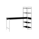 Ver imagem 2 de Escrivaninha Mesa Escritório com Estante Estilo Active 4 Prateleiras 150cm Industrial Yescasa Preto