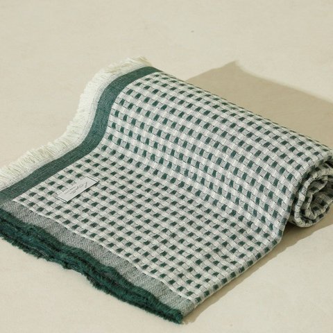 Manta Sofá e Cama Decorativa, Algodão Piquet, 1,60m X 2,00m | Formah