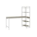 Ver imagem 2 de Escrivaninha Mesa Escritório com Estante Estilo Active 4 Prateleiras 150cm Industrial Yescasa