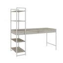 Ver imagem 6 de Escrivaninha Mesa Escritório com Estante Estilo Active 4 Prateleiras 150cm Industrial Yescasa