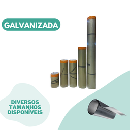 Bobina Chapa 0,40mm Galvanizada 50 Cm X 5 M Civitt - 2