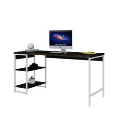 Escrivaninha com Estante Baixa 2 Prateleiras Estilo Industrial 150cm Active Yescasa - 4