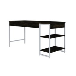 Escrivaninha com Estante Baixa 2 Prateleiras Estilo Industrial 150cm Active Yescasa - 6