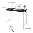 Ver imagem 5 de Escrivaninha Mesa Escritório Estilo Active 90cm Industrial Yescasa Marrom