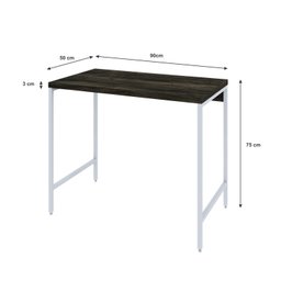 Escrivaninha Estilo Industrial 90cm Active Yescasa - 3