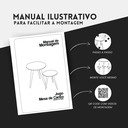 Ver imagem 3 de Kit Mesinhas de Canto Decorativas Mesas Laterais para Sala e Quarto