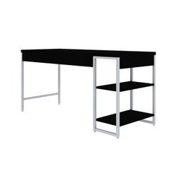 Escrivaninha com Estante Baixa 2 Prateleiras Estilo Industrial 150cm Active Yescasa - 6
