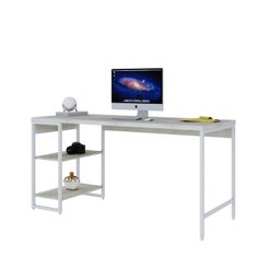 Escrivaninha com Estante Baixa 2 Prateleiras Estilo Industrial 150cm Active Yescasa - 4