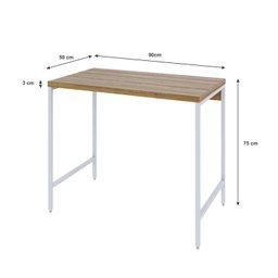 Escrivaninha Estilo Industrial 90cm Active Yescasa - 3