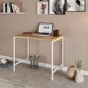 Ver imagem 7 de Escrivaninha Mesa Escritório Estilo Active 90cm Industrial Yescasa Marrom