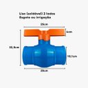Ver imagem 3 de Registro Esfera Soldável Irrigação e Esgoto 100mm