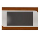 Ver imagem 1 de Painel para Tv até 86" Elegance Cedro/off White Artely
