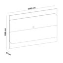 Ver imagem 4 de Painel para Tv até 86" Elegance Cedro/off White Artely