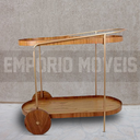 Ver imagem 7 de Carrinho de Chá Bar Moscou Dourado