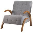 Ver imagem 2 de Poltrona do Papai em Linho Pés em MDF Garden