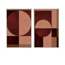 Ver imagem 1 de KIT QUADROS DECORATIVOS MOLDURA BRANCA - MART COLLECTION