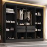 Closet Casal 100% MDF 4 Gavetas Jatobá Yescasa - 1